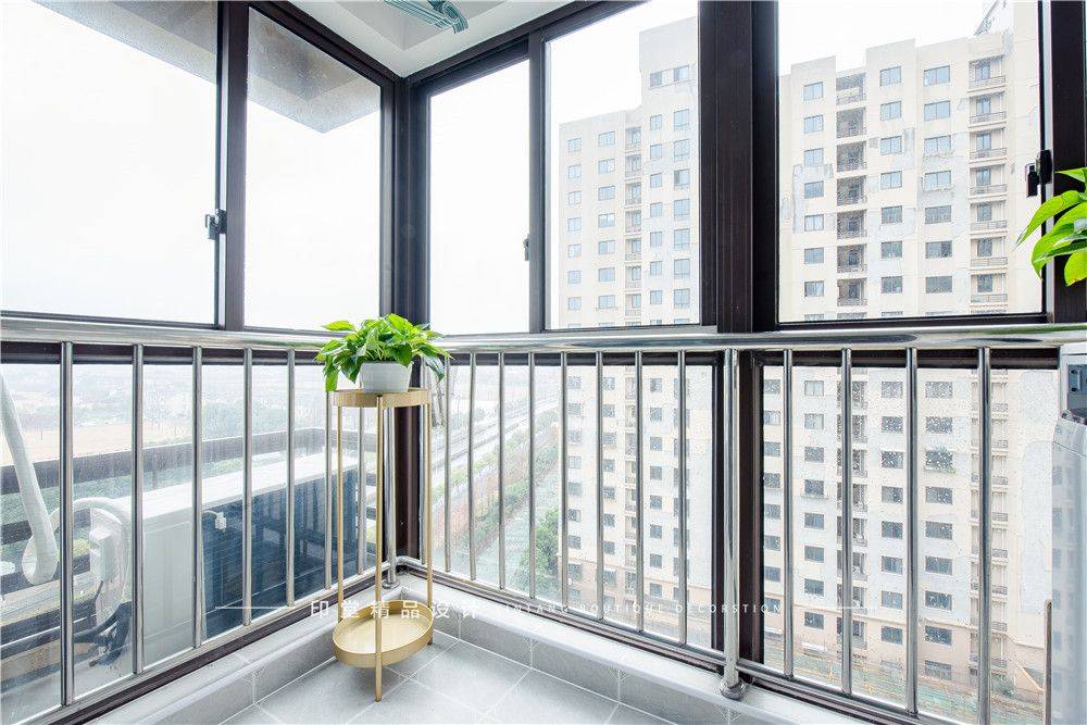 青浦区新丰公寓75平北欧风格两室户装修效果图
