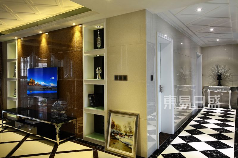 浦东新区金融家138平欧式风格三室户装修效果图