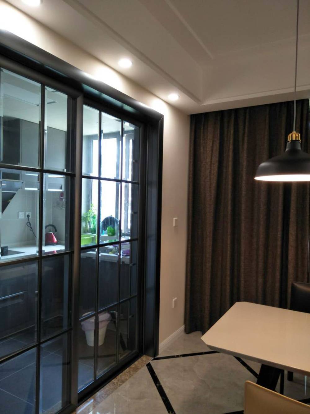 浦东大唐国际公寓150平现代简约风格三室户装修效果图