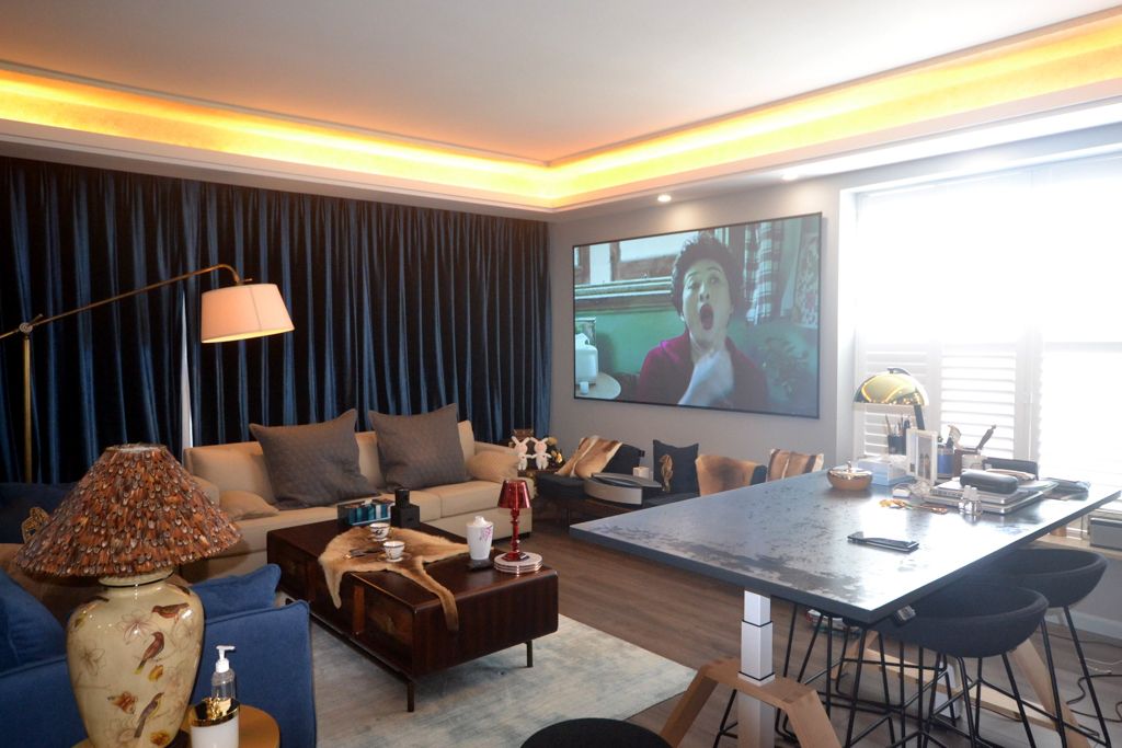 浦东新区陆家嘴中央公寓120平现代简约风格两室户装修效果图