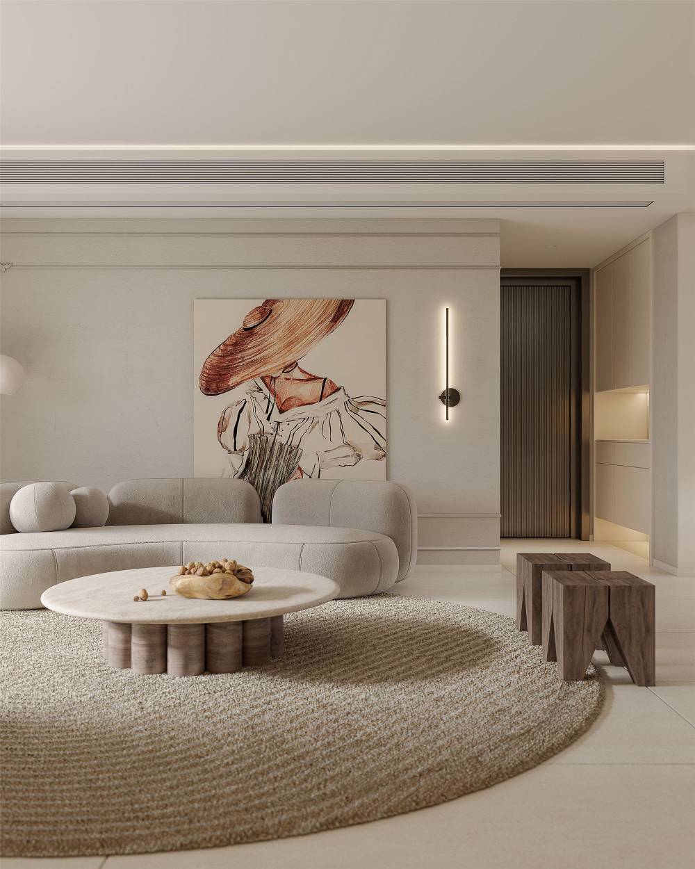 杭州之江公寓135平现代简约风格两室户装修效果图