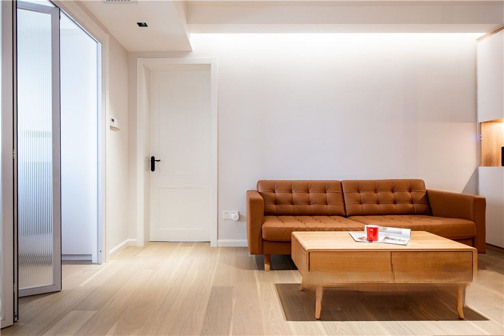 普陀区开开公寓80平日式风格两室户装修效果图