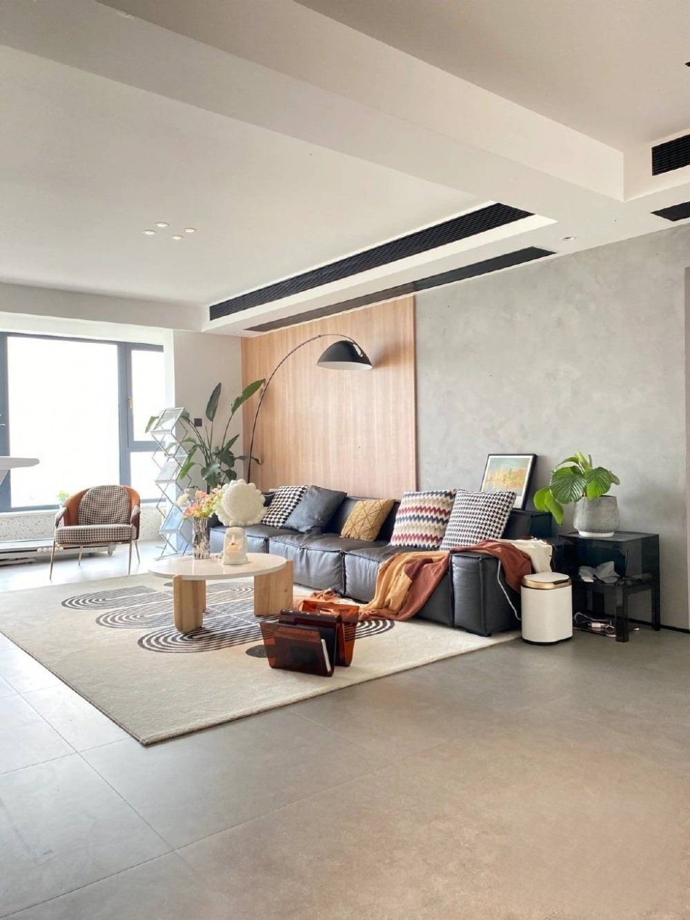 浦东贺桥公寓75平现代简约风格两室户装修效果图