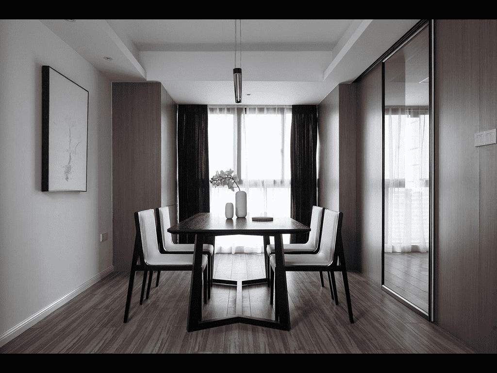 徐汇区佳信徐汇公寓96平现代简约风格两室户装修效果图