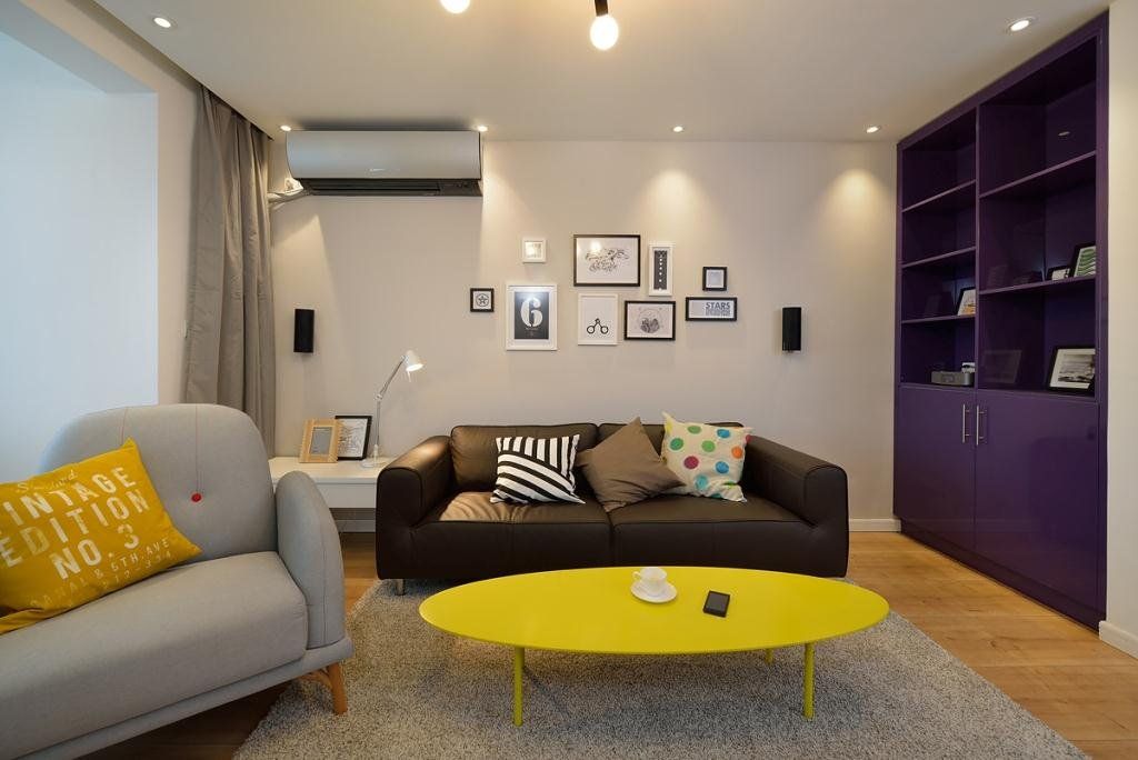 宝山区中环国际公寓83平北欧风格两室户装修效果图