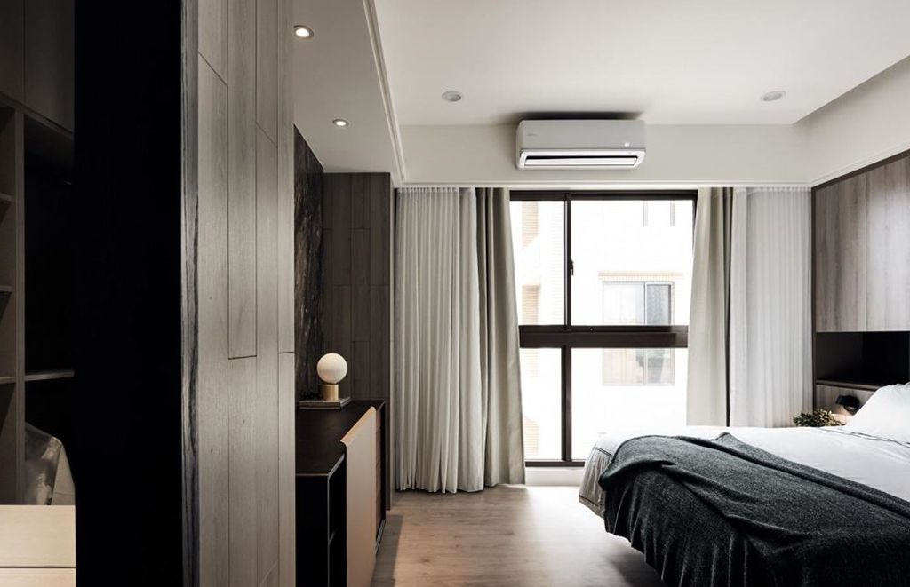 长宁区御庭服务公寓101平现代简约风格两室户装修效果图