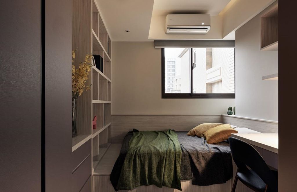 长宁区御庭服务公寓101平现代简约风格两室户装修效果图