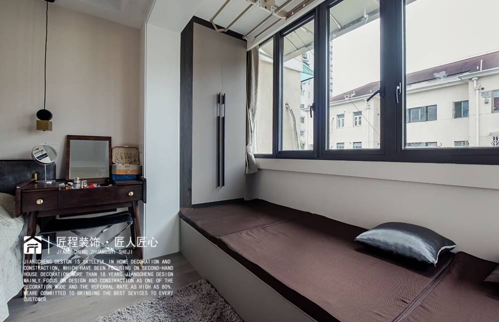 杨浦区密云小区80平现代简约风格两室户装修效果图