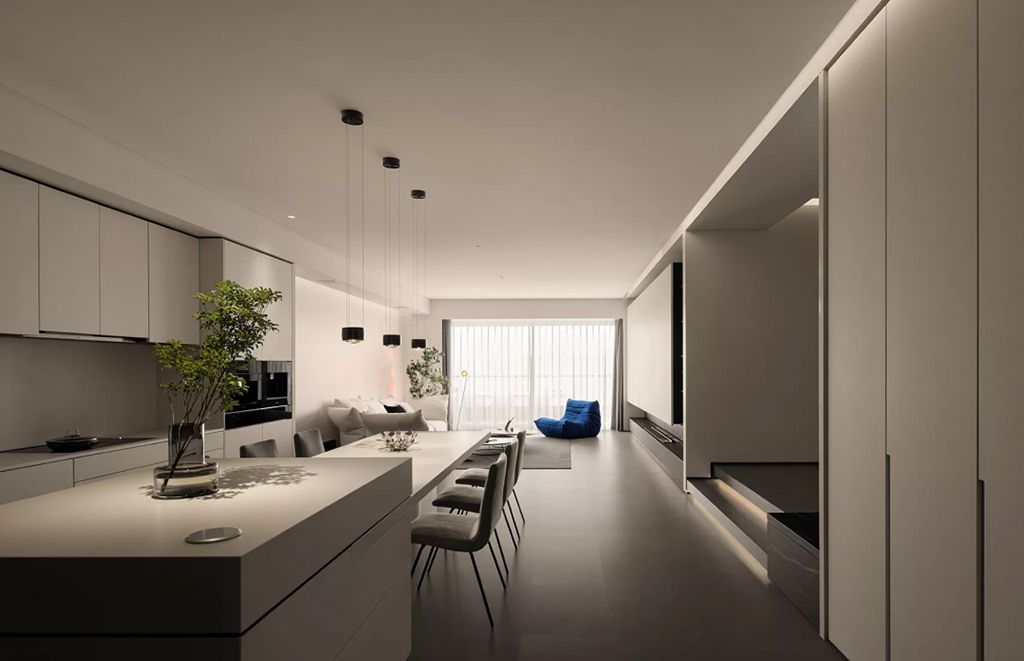 徐汇区尚海湾豪庭280平现代简约风格五室户及以上装修效果图