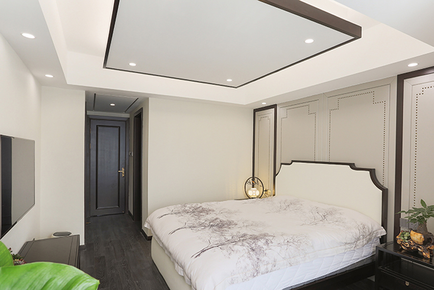 徐汇区尚海湾豪庭160平新中式风格四居室装修效果图