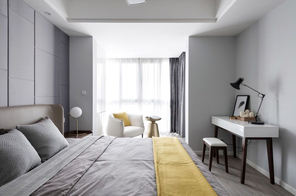 浦东新区证大家园103平现代简约风格三室户装修效果图