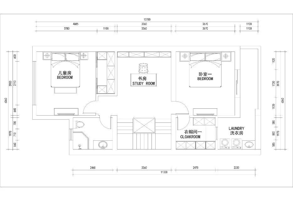 嘉定区龙湖郦城380平中式风格别墅装修效果图