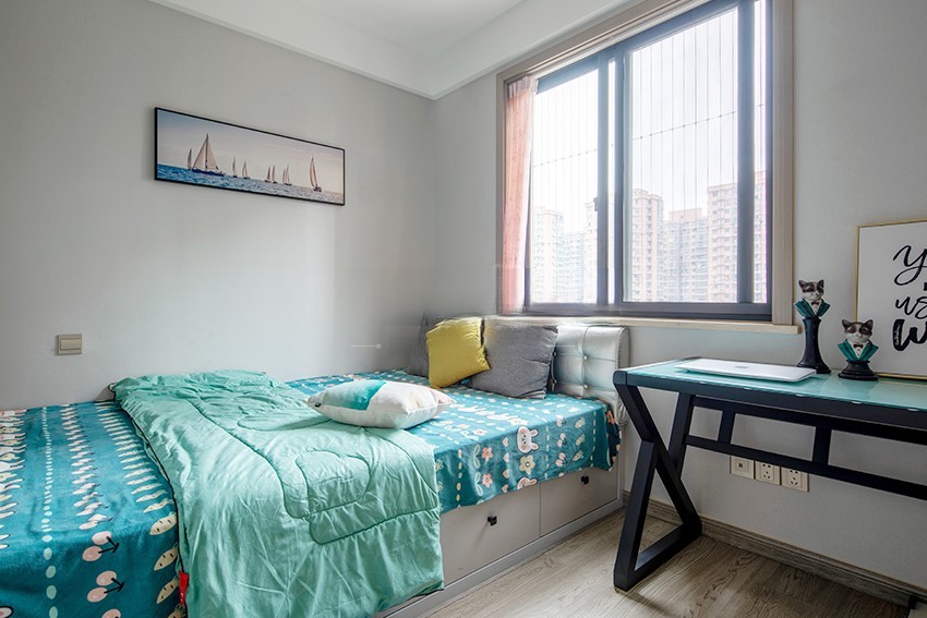 长宁区凯欣豪园148平新中式风格公寓装修效果图