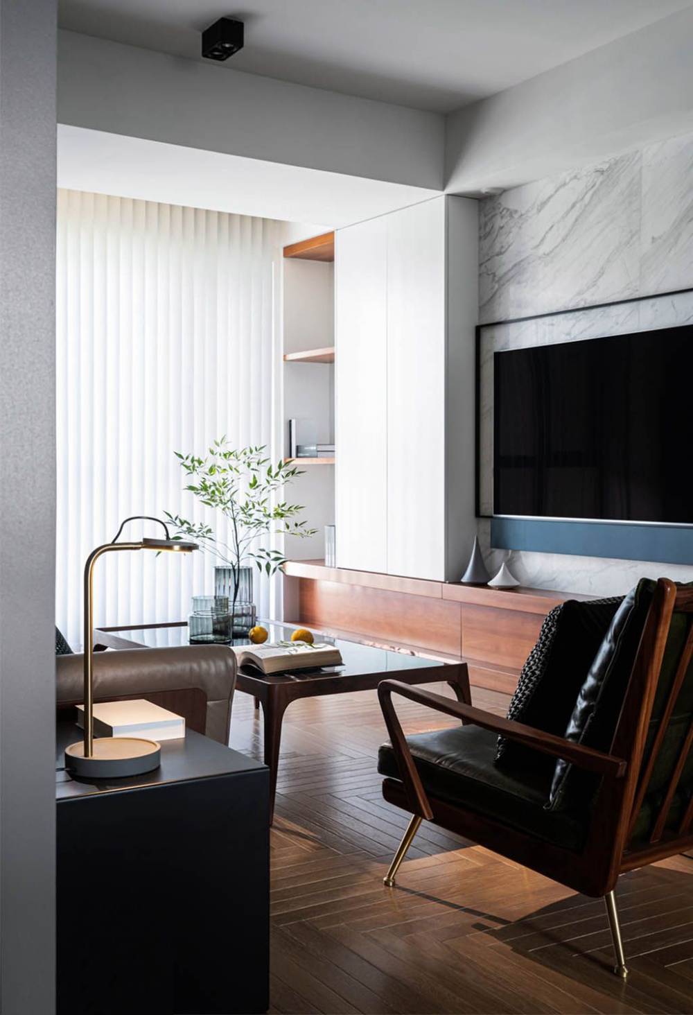 浦东新区建华公寓89平现代简约风格两室户装修效果图