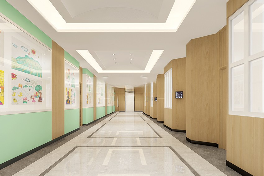浦东绿州千岛500平现代风格学 校装修效果图