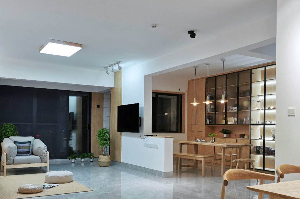 松江区紫金花园105平混搭风格两室户装修效果图