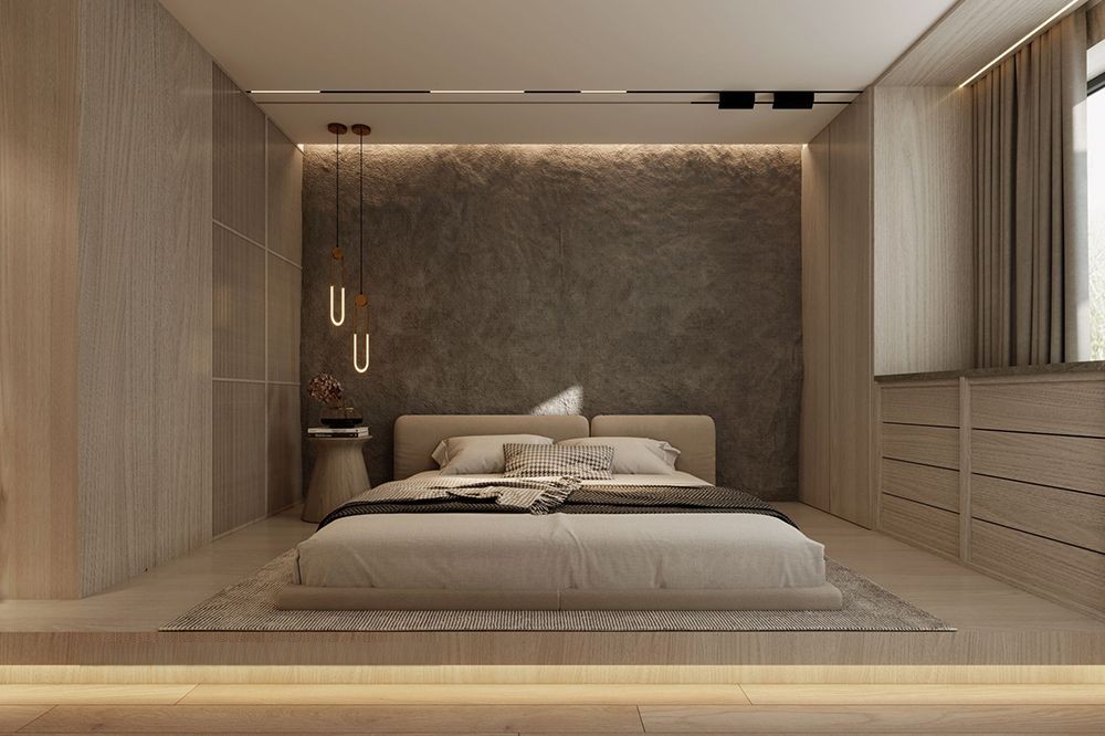 杨浦区民星家园150平现代简约风格三室户装修效果图