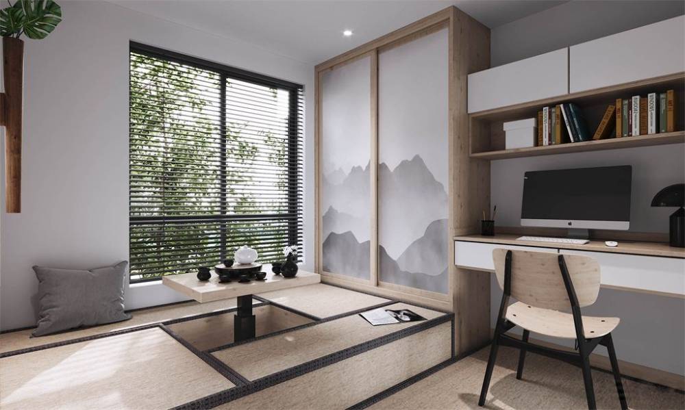 松江区中海阅麓山85平日式风格一室户装修效果图