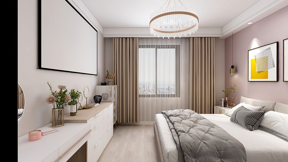 浦东新区众城公寓120平现代简约风格三室户装修效果图