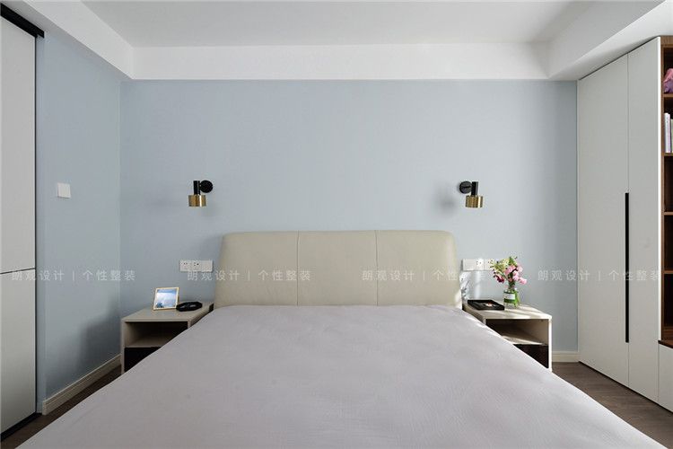 浦东新区海东公寓85平北欧风格两室户装修效果图