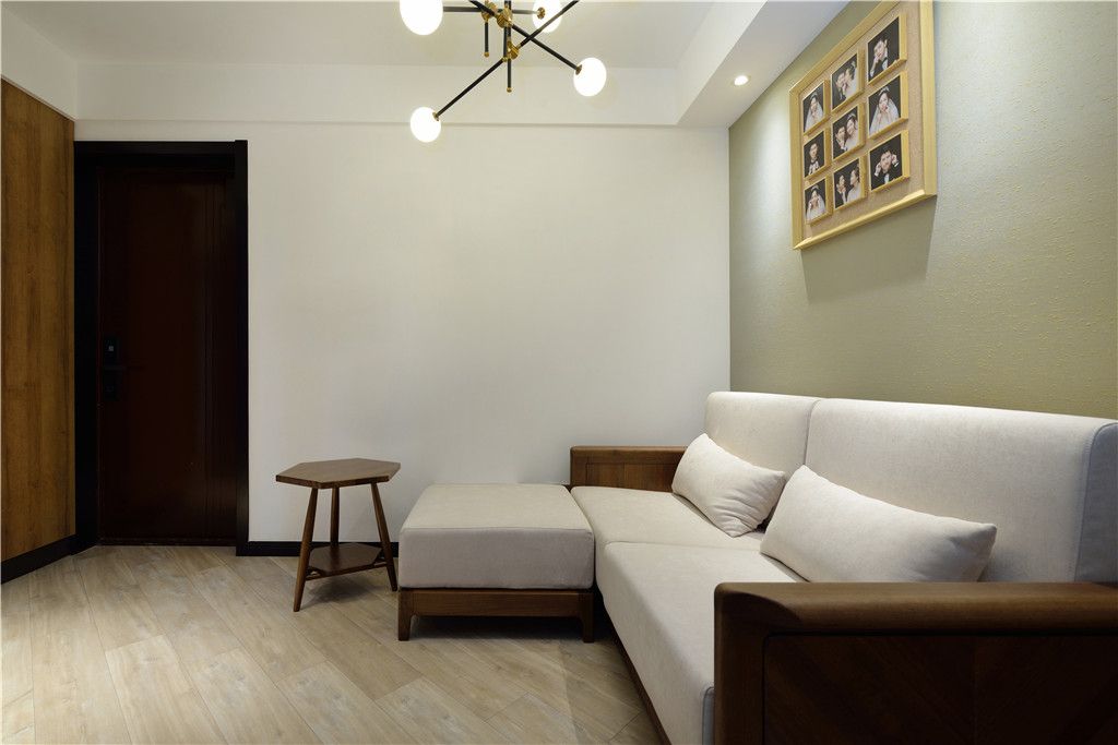 浦东新区绿波家园50平现代简约风格两室户装修效果图