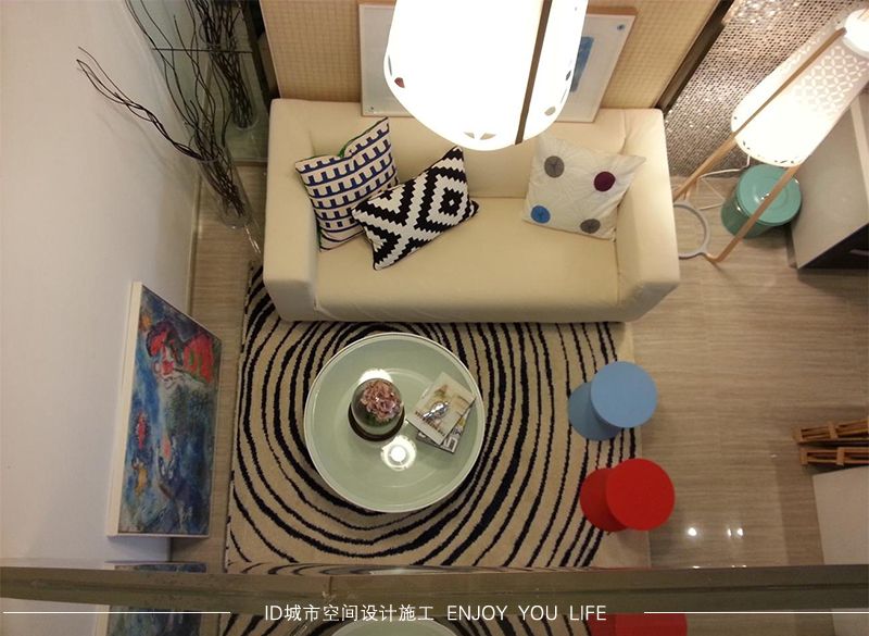 静安区中海万锦城50平现代简约风格两室户装修效果图