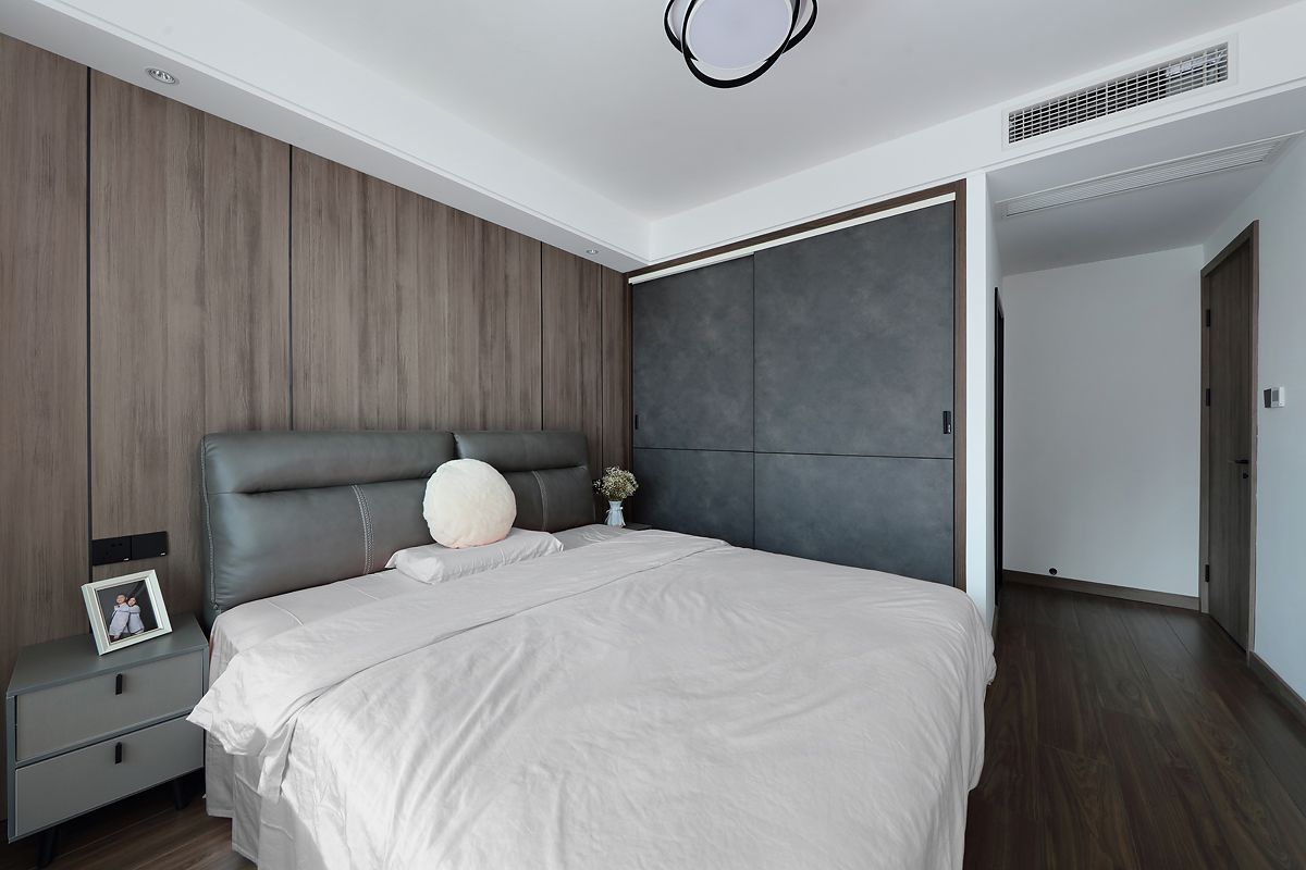普陀區逸流公寓109平現代簡約風格一室戶裝修效果圖