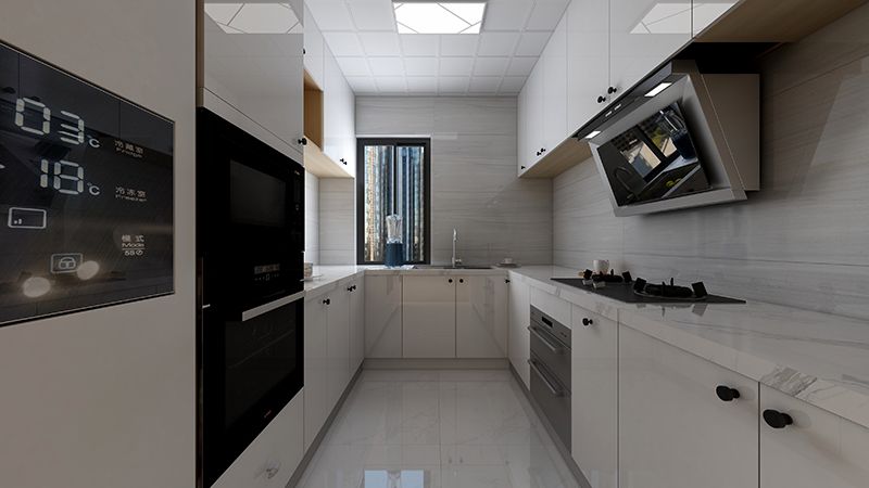 浦东绿缘公寓122平现代简约风格三室户装修效果图