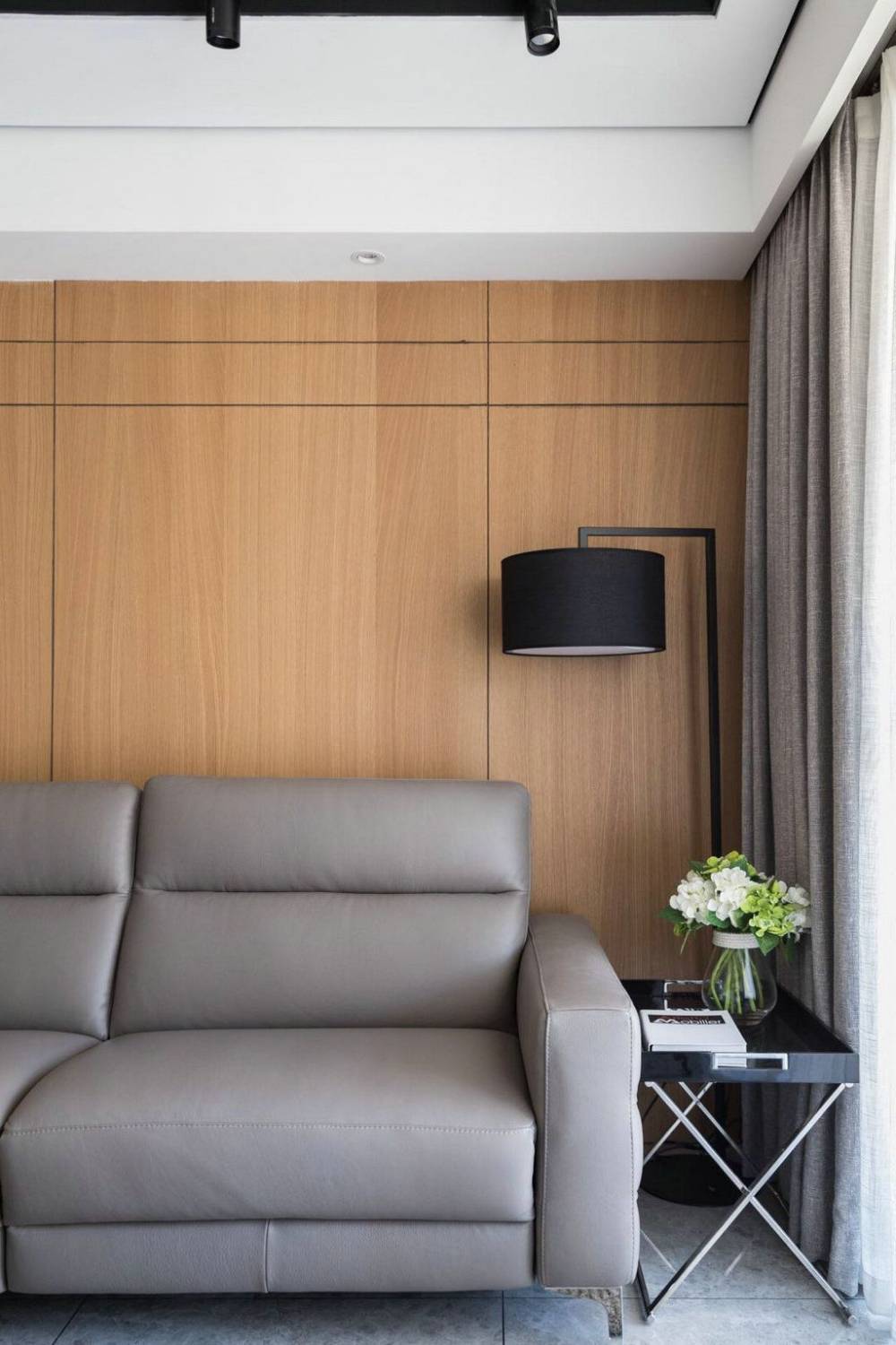 嘉定区万达城市公寓150平现代简约风格三室户装修效果图
