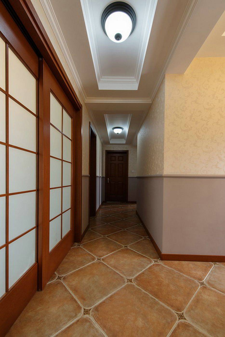 浦东汇福家园泰丰里93平美式风格两室户装修效果图