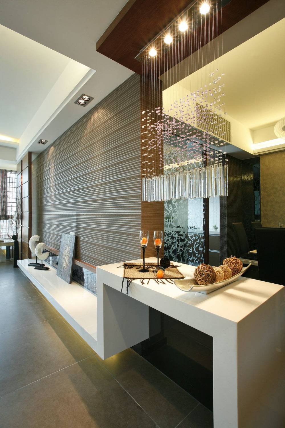 浦东新区国际华城125平现代简约风格三室户装修效果图