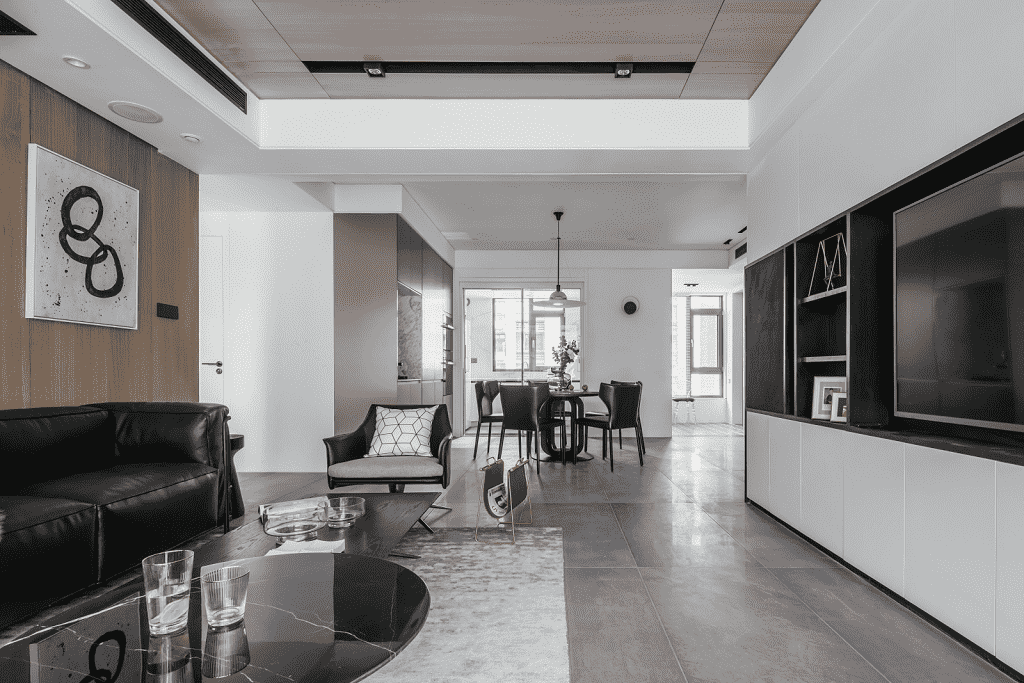 长宁区翡翠公寓135平现代简约风格四室户装修效果图
