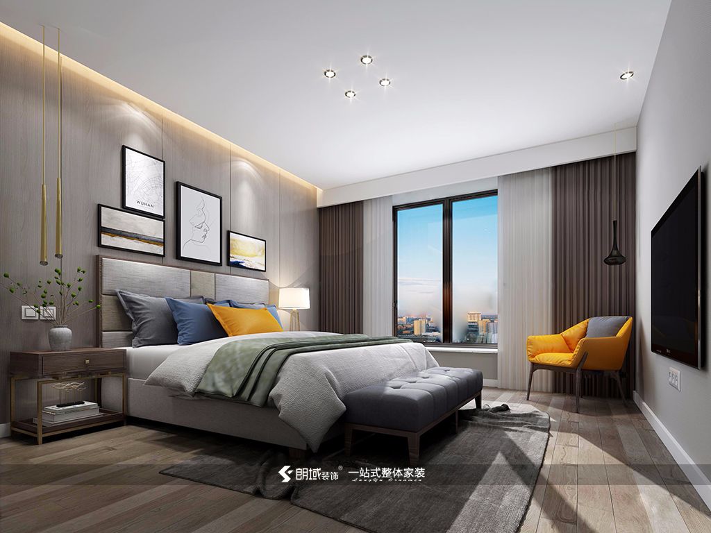 浦东新区森兰名轩95平欧式风格三室户装修效果图