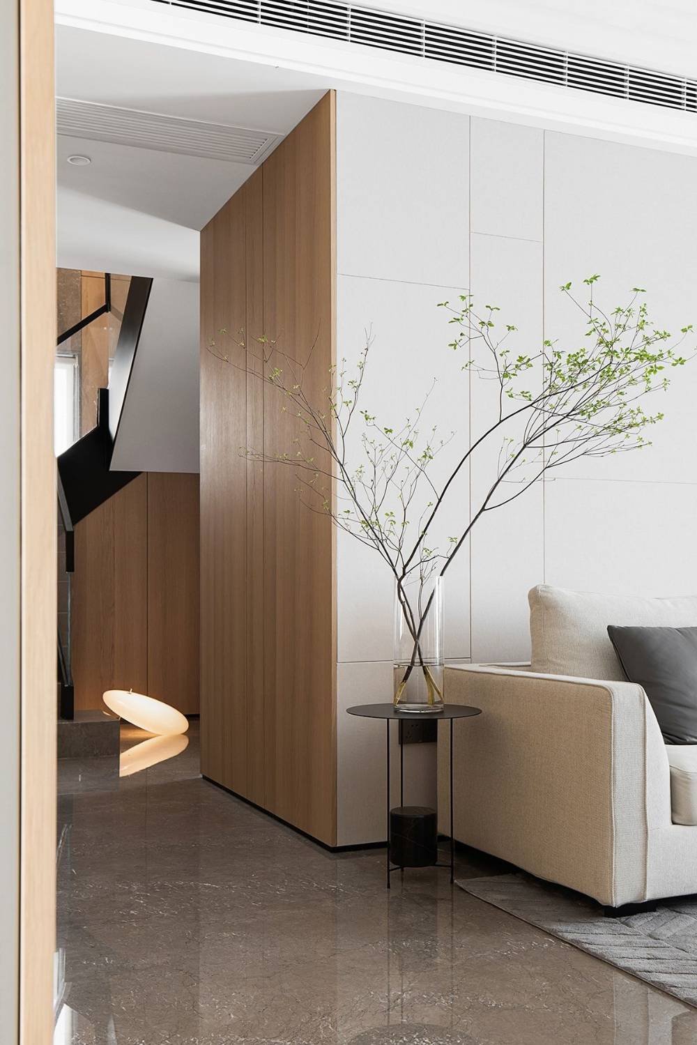 浦东新区海东公寓73平现代简约风格复式装修效果图