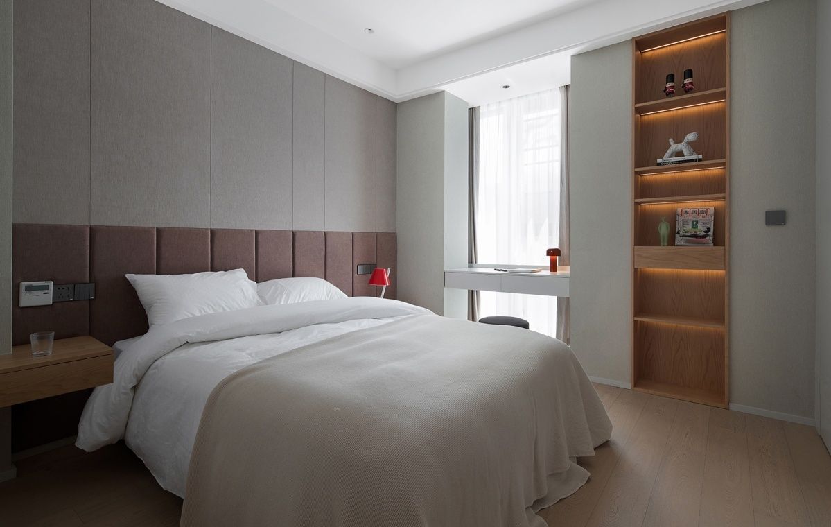 浦东新区海东公寓73平现代简约风格复式装修效果图