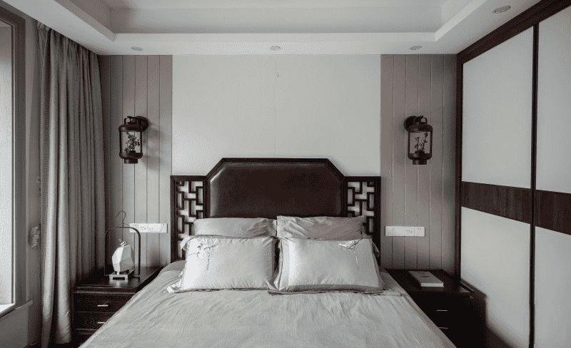 浦东142平新古典风格四房卧室装修效果图