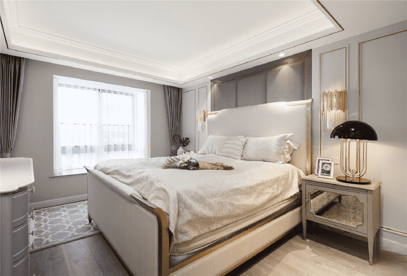 浦东新区120平美式风格三房卧室装修效果图