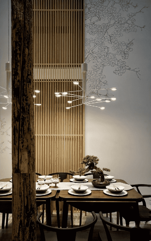 宝山区281平中式风格别墅餐厅装修效果图
