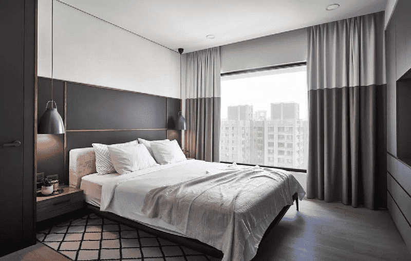 松江区168平简约风格四房卧室装修效果图