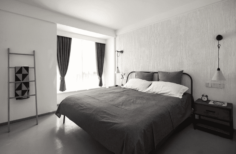 闵行区116平田园风格复式卧室装修效果图