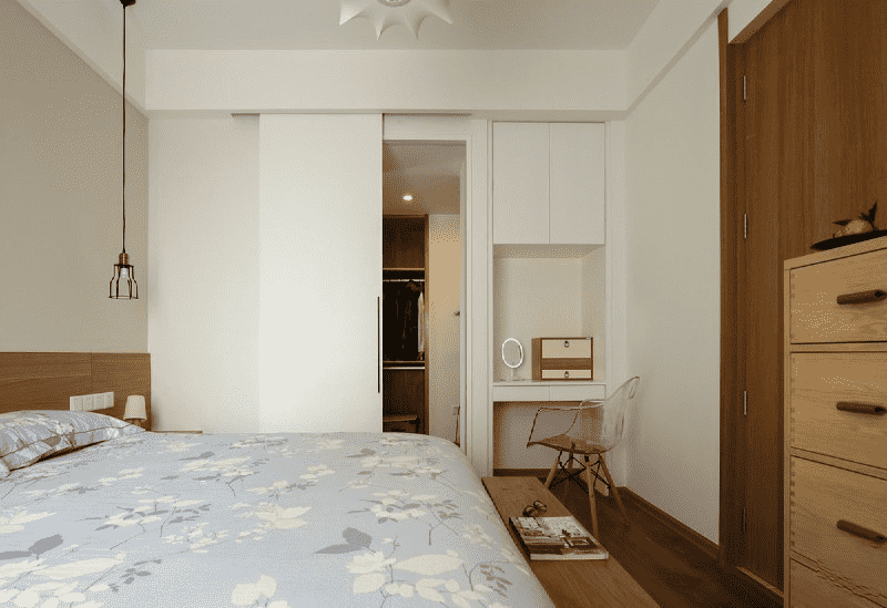 浦东新区81平日式风格二房卧室装修效果图