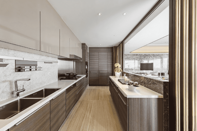 浦东新区115平Art Deco风格三房厨房装修效果图