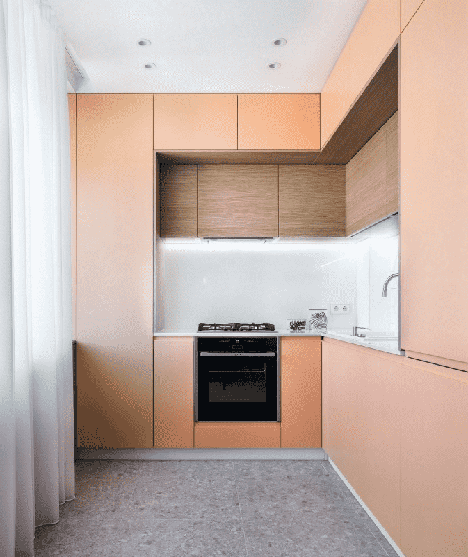 静安区90平北欧风格二房厨房装修效果图