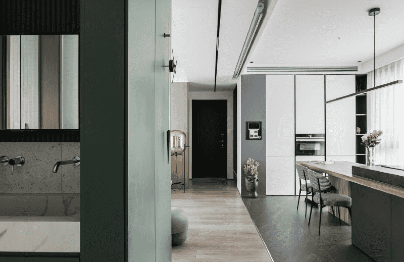 黄浦区160平现代风格四房餐厅装修效果图