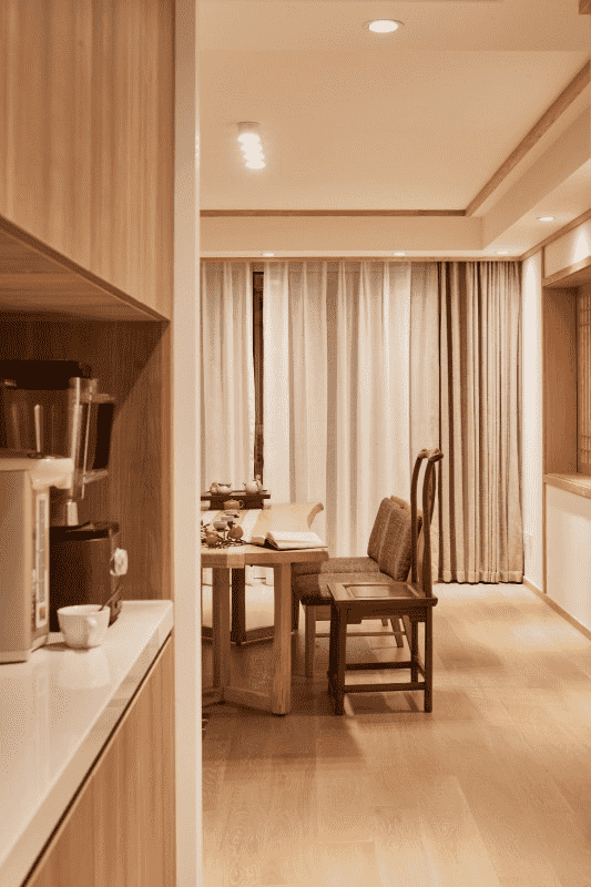 浦东新区115平日式风格三房客厅装修效果图