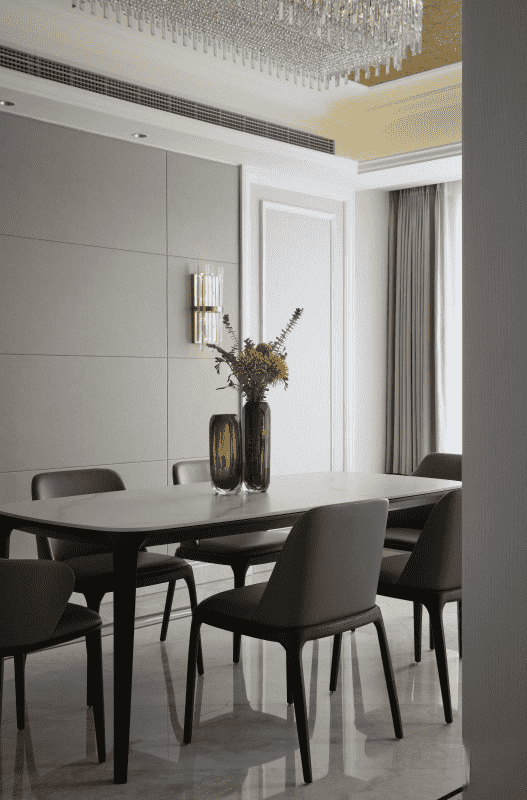 静安区110平现代风格三房餐厅装修效果图