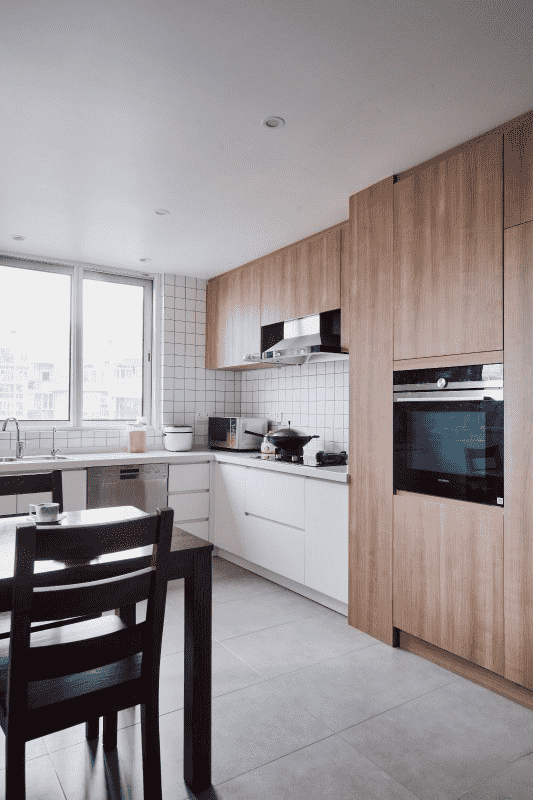 浦东新区115平日式风格三房厨房装修效果图