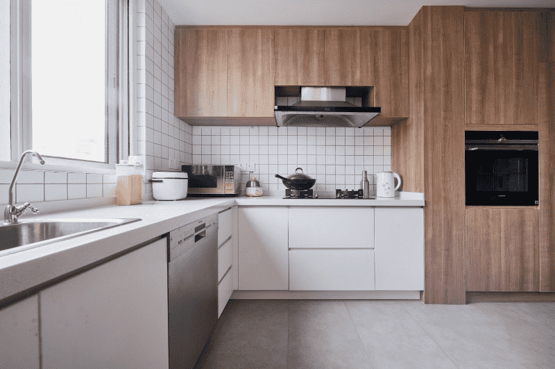 浦东新区115平日式风格三房厨房装修效果图