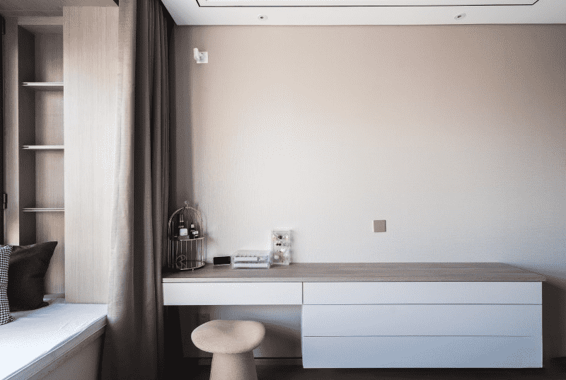 杨浦区115平现代风格三房卧室装修效果图