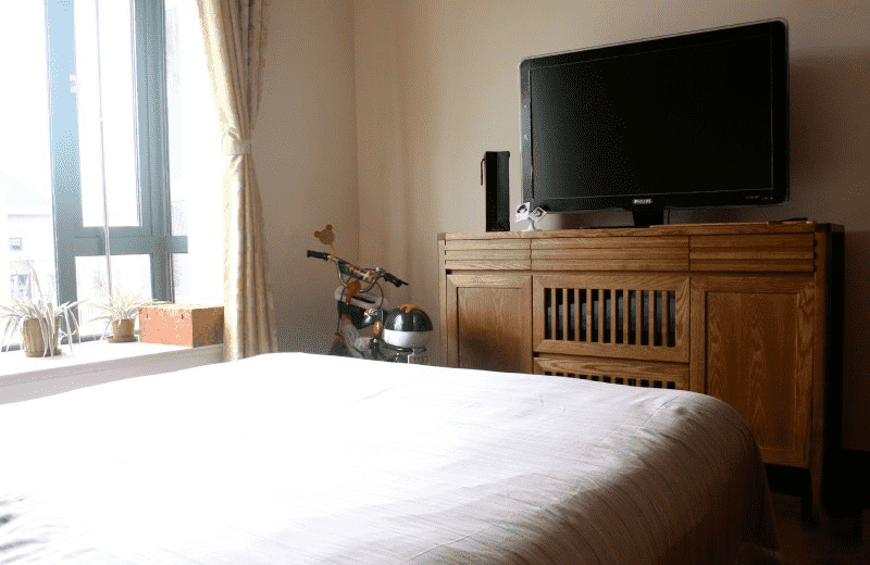 浦东广洋新景苑107平美式风格复式卧室装修效果图